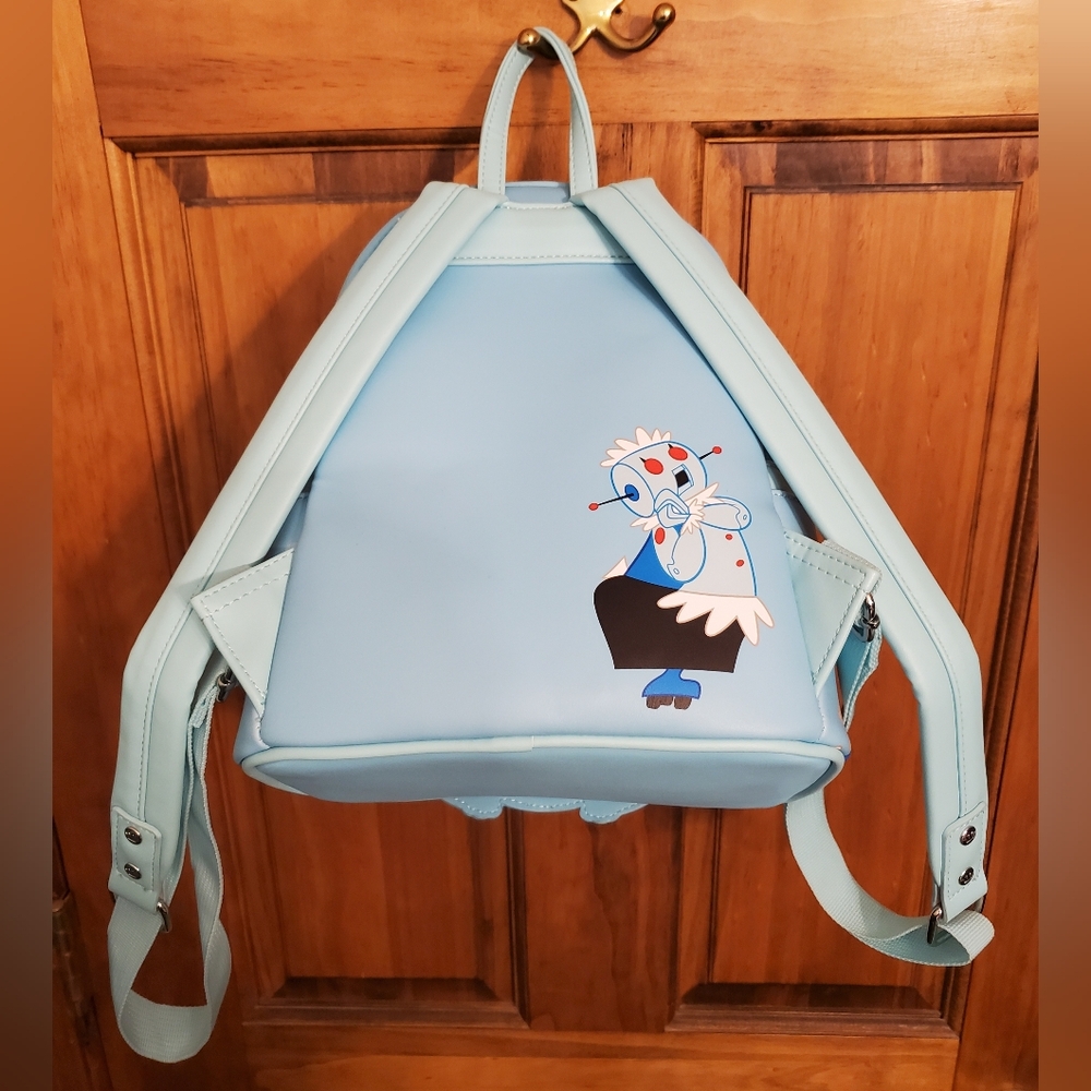 Jetsons Loungefly Sky Blue Mini Backpack UEC - Picture 9 of 17